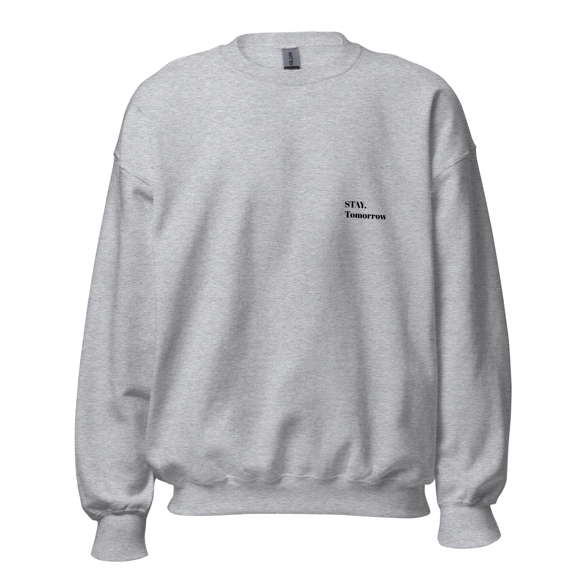 fiche produit stay tomorrow sweatshirt gris
