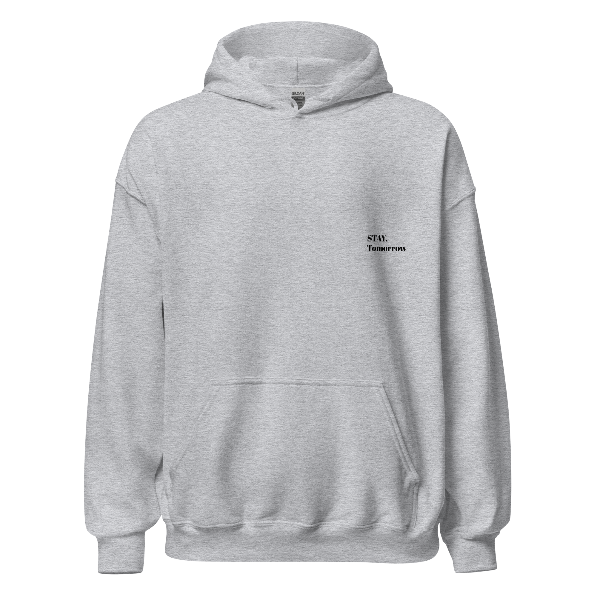 fiche produit stay tomorrow gris face logo