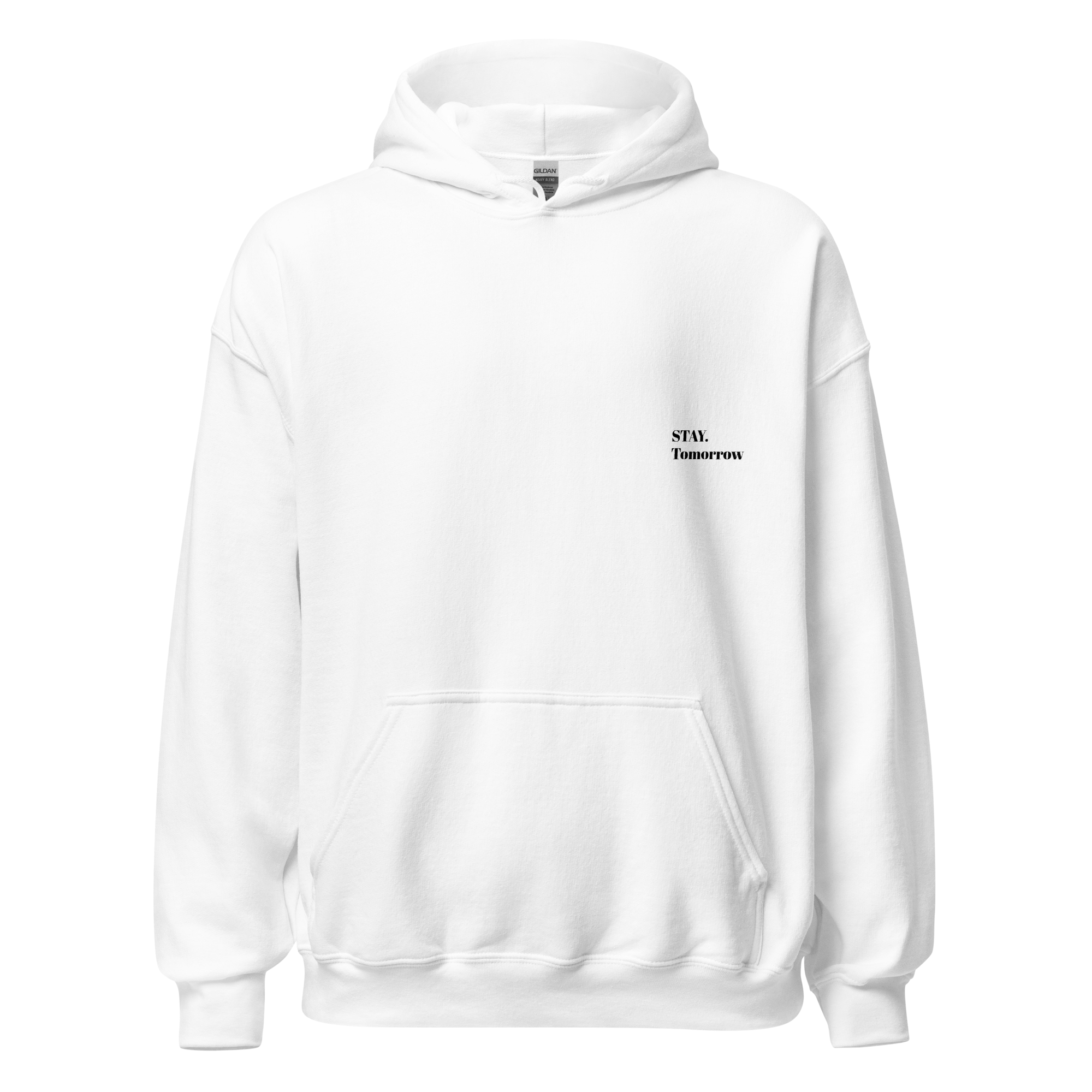 fiche produit stay tomorrow blanc face logo